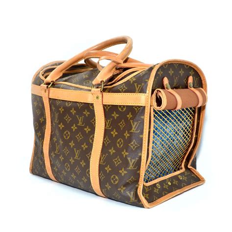 louis vuitton dog carrier fake|vintage louis vuitton dog carrier.